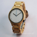 Custom logo wood wristwatch with Japan 2035 movement quartz watch